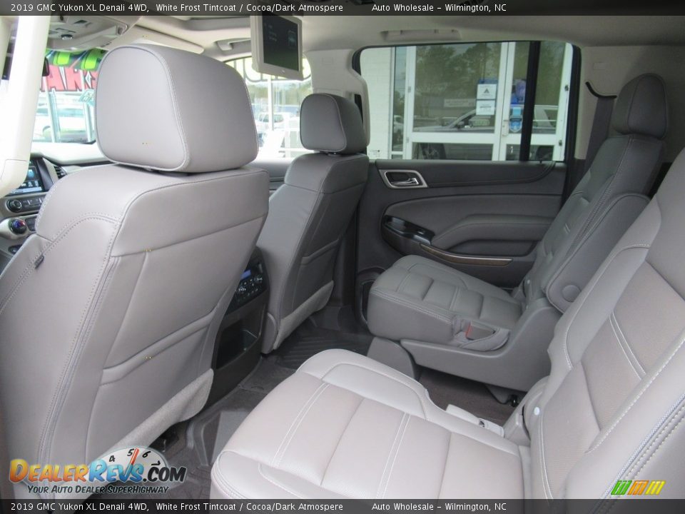2019 GMC Yukon XL Denali 4WD White Frost Tintcoat / Cocoa/Dark Atmospere Photo #12