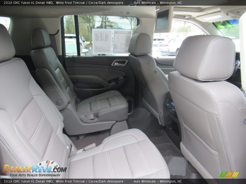2019 GMC Yukon XL Denali 4WD White Frost Tintcoat / Cocoa/Dark Atmospere Photo #14