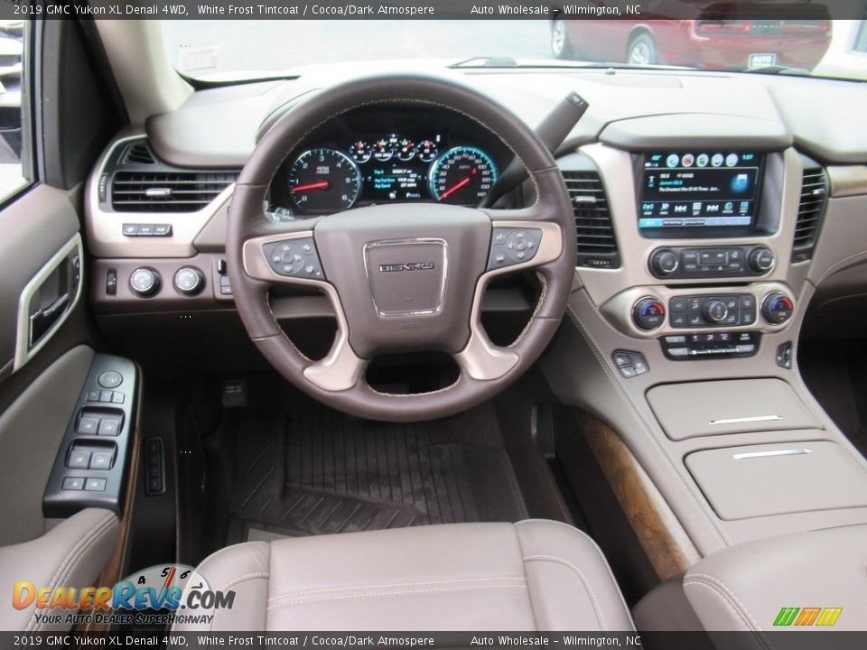 2019 GMC Yukon XL Denali 4WD White Frost Tintcoat / Cocoa/Dark Atmospere Photo #15