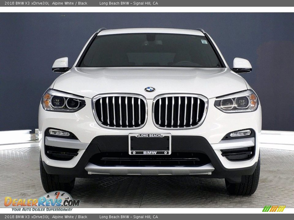 2018 BMW X3 xDrive30i Alpine White / Black Photo #2