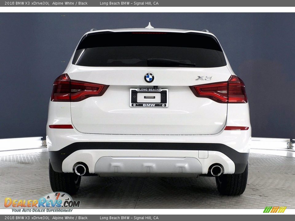 2018 BMW X3 xDrive30i Alpine White / Black Photo #3