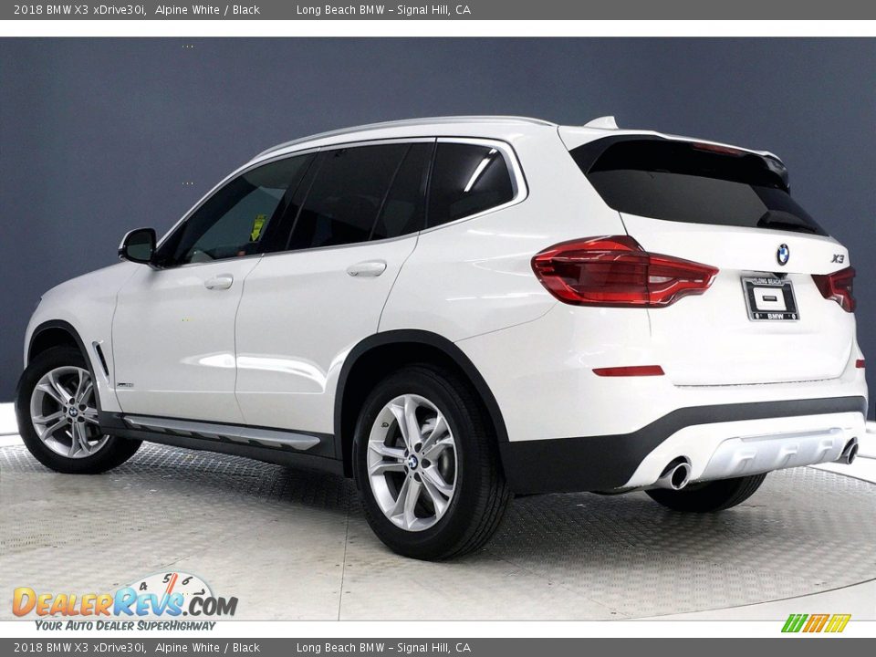 2018 BMW X3 xDrive30i Alpine White / Black Photo #10