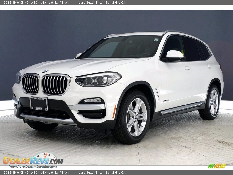 2018 BMW X3 xDrive30i Alpine White / Black Photo #12