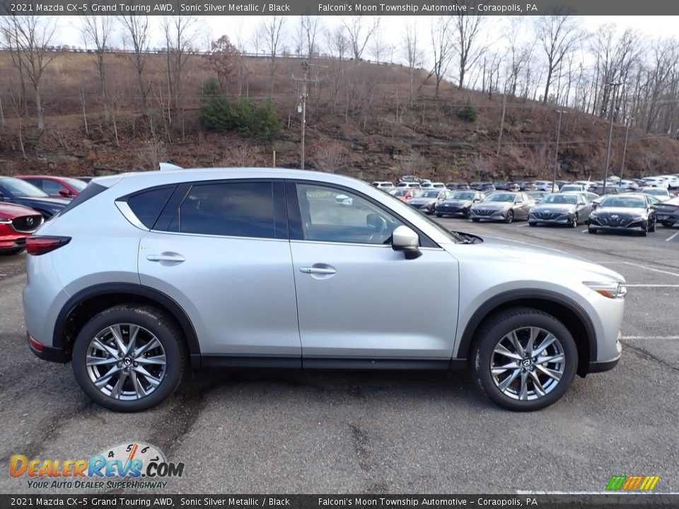 Sonic Silver Metallic 2021 Mazda CX-5 Grand Touring AWD Photo #1