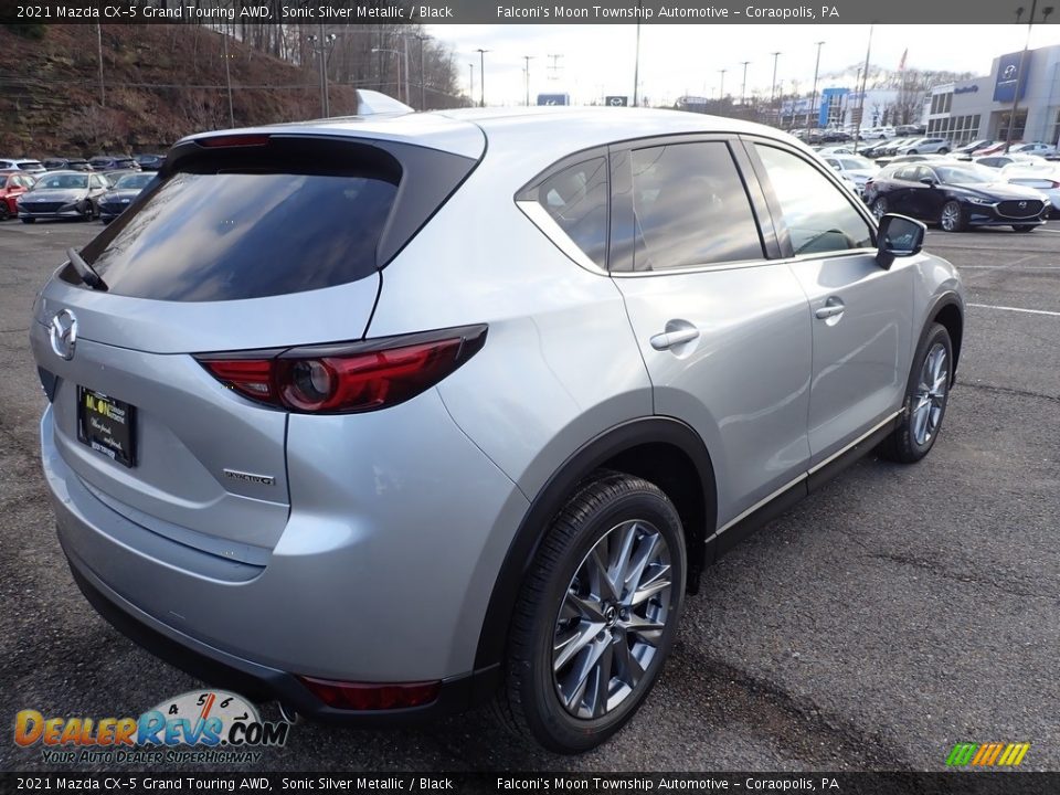 2021 Mazda CX-5 Grand Touring AWD Sonic Silver Metallic / Black Photo #2