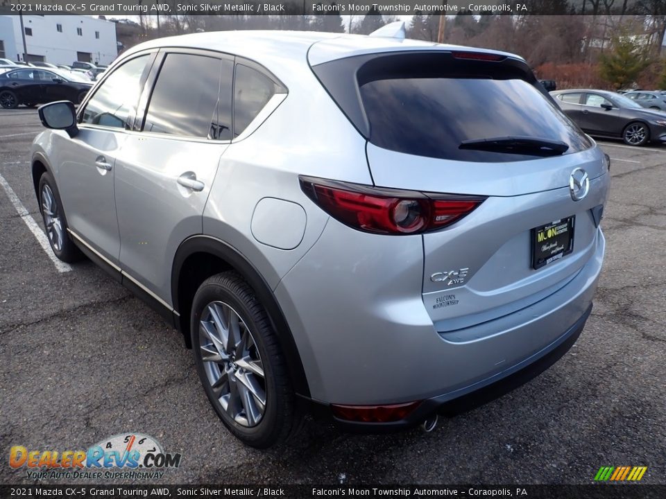 2021 Mazda CX-5 Grand Touring AWD Sonic Silver Metallic / Black Photo #6