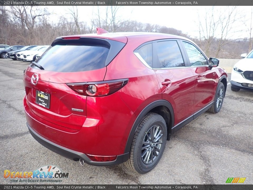 2021 Mazda CX-5 Touring AWD Soul Red Crystal Metallic / Black Photo #2