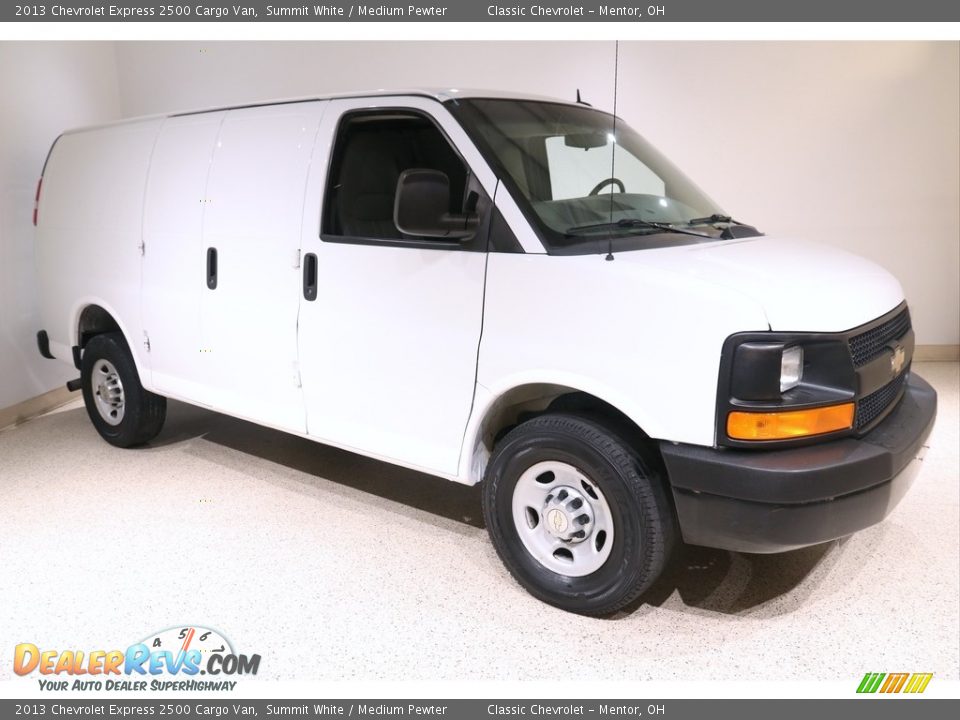 2013 Chevrolet Express 2500 Cargo Van Summit White / Medium Pewter Photo #1