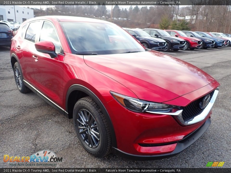 Front 3/4 View of 2021 Mazda CX-5 Touring AWD Photo #3