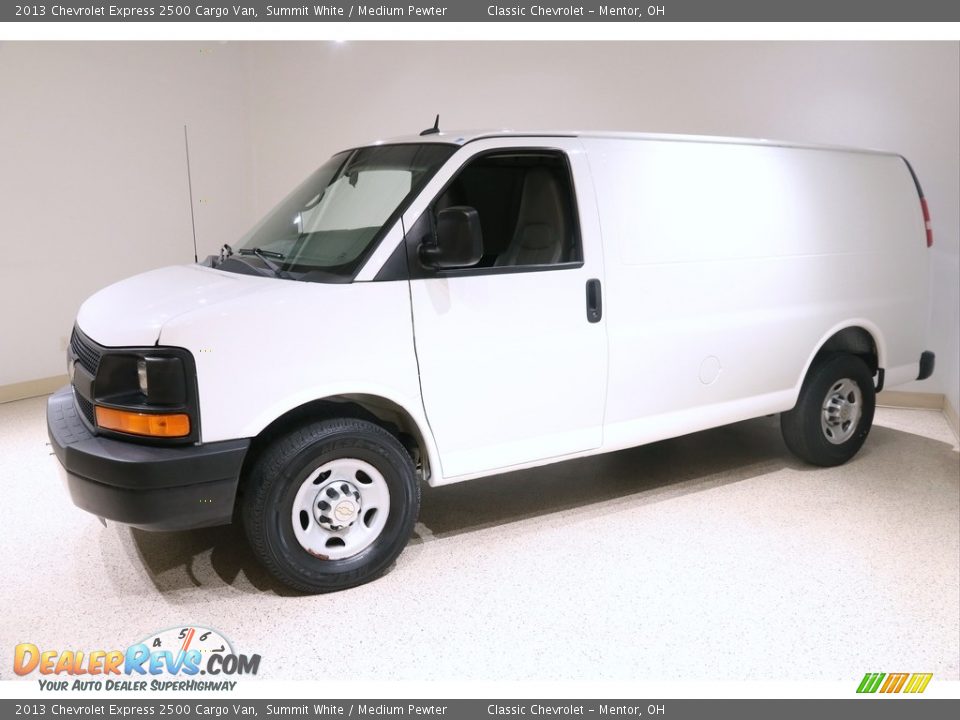 2013 Chevrolet Express 2500 Cargo Van Summit White / Medium Pewter Photo #3