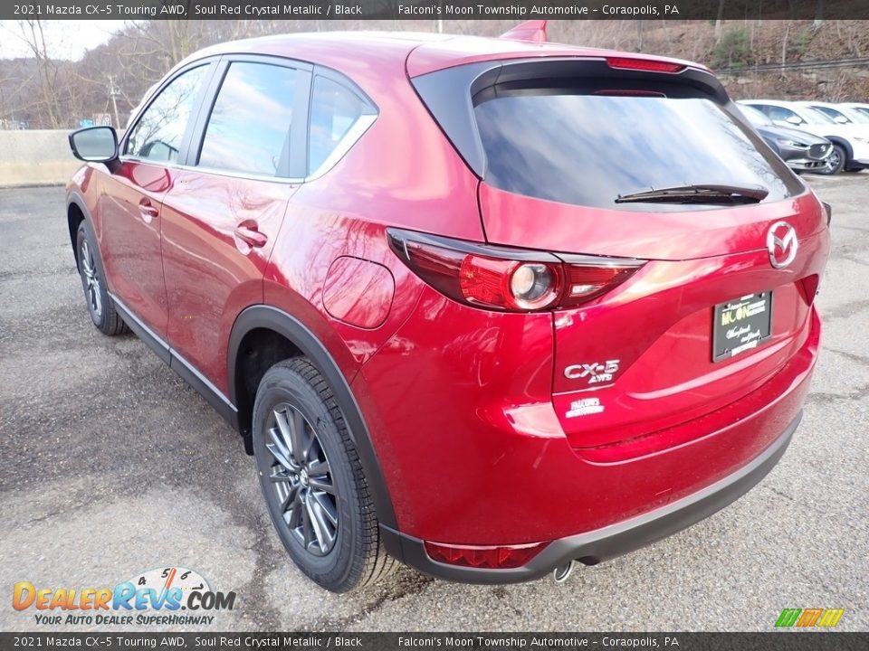 2021 Mazda CX-5 Touring AWD Soul Red Crystal Metallic / Black Photo #6