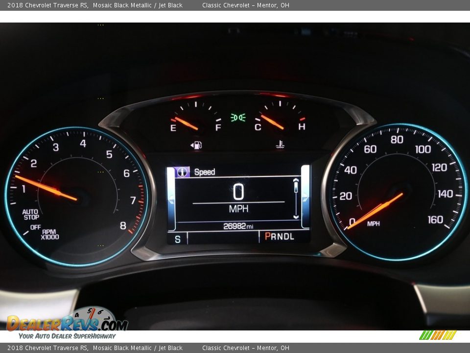 2018 Chevrolet Traverse RS Gauges Photo #8