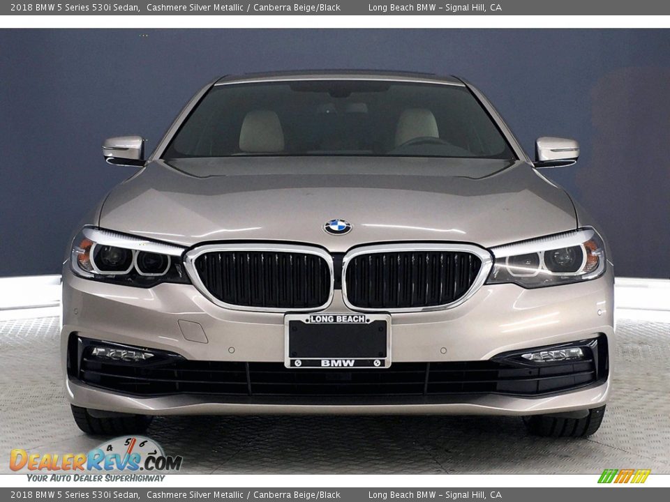 2018 BMW 5 Series 530i Sedan Cashmere Silver Metallic / Canberra Beige/Black Photo #2