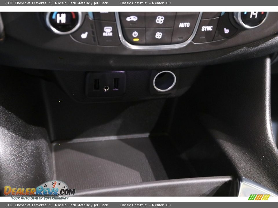 2018 Chevrolet Traverse RS Mosaic Black Metallic / Jet Black Photo #14