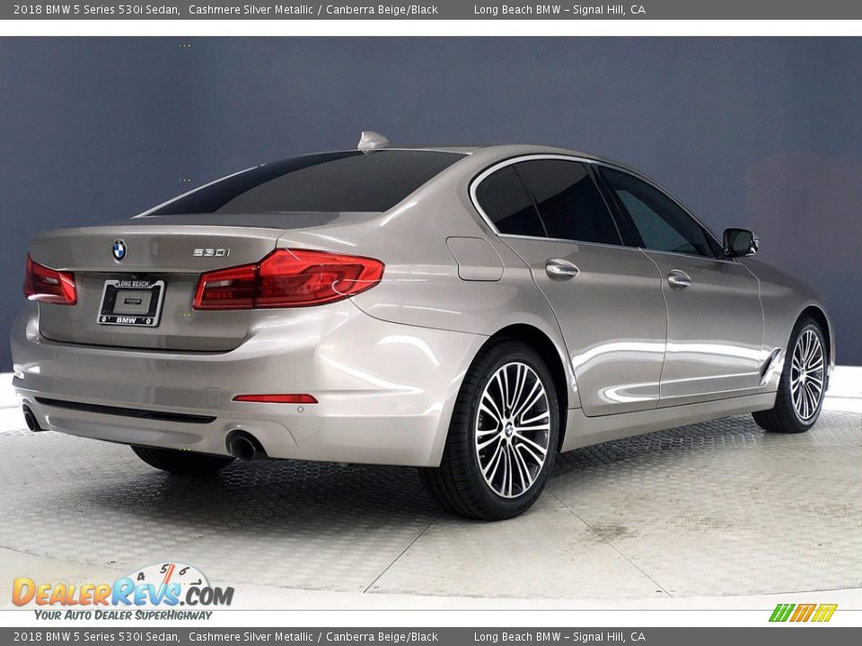 Cashmere Silver Metallic 2018 BMW 5 Series 530i Sedan Photo #13