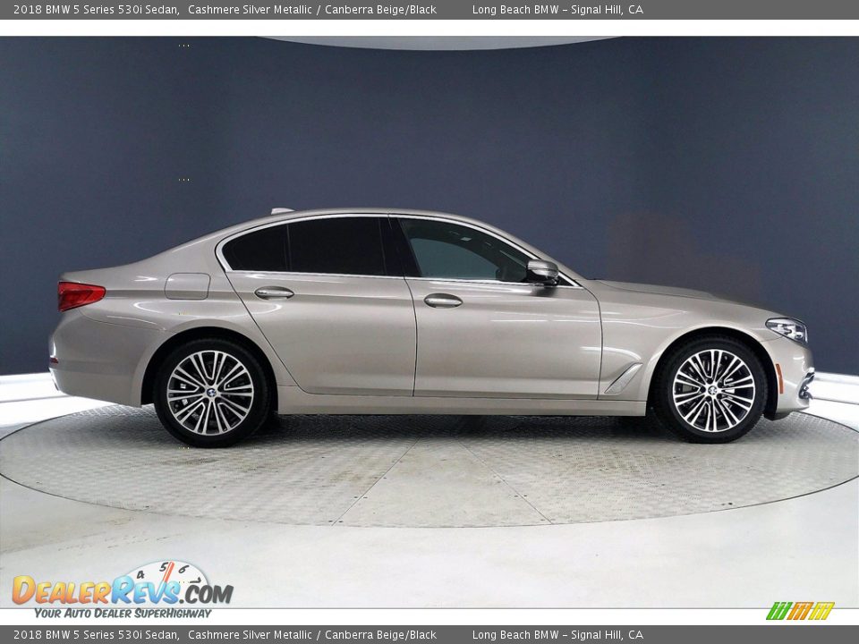 Cashmere Silver Metallic 2018 BMW 5 Series 530i Sedan Photo #14