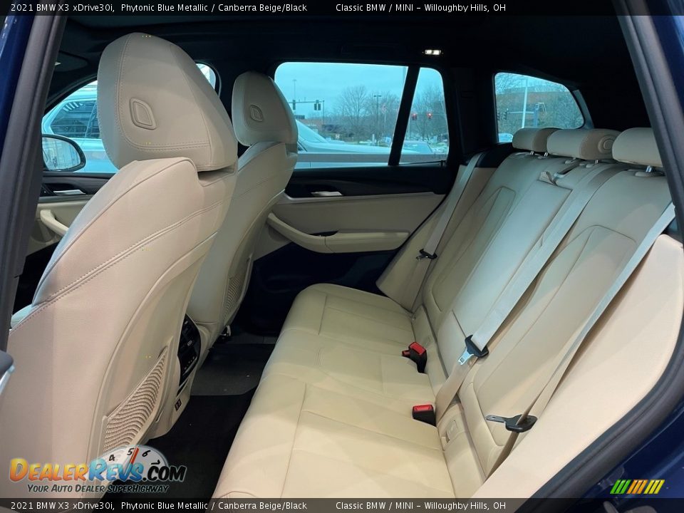 2021 BMW X3 xDrive30i Phytonic Blue Metallic / Canberra Beige/Black Photo #4