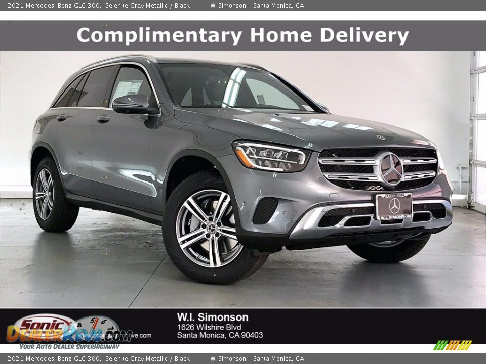 2021 Mercedes-Benz GLC 300 Selenite Gray Metallic / Black Photo #1