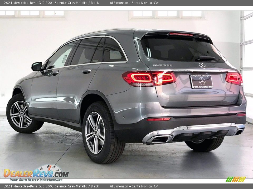 2021 Mercedes-Benz GLC 300 Selenite Gray Metallic / Black Photo #2