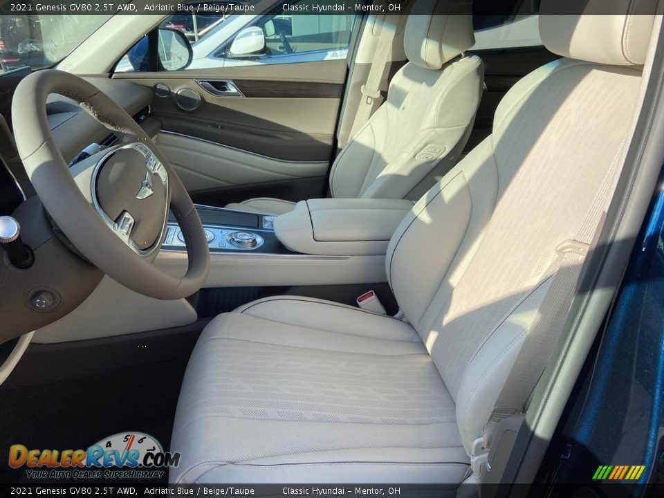 Front Seat of 2021 Genesis GV80 2.5T AWD Photo #4