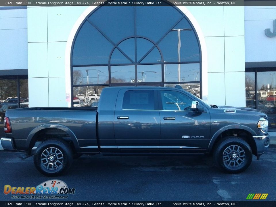 2020 Ram 2500 Laramie Longhorn Mega Cab 4x4 Granite Crystal Metallic / Black/Cattle Tan Photo #6