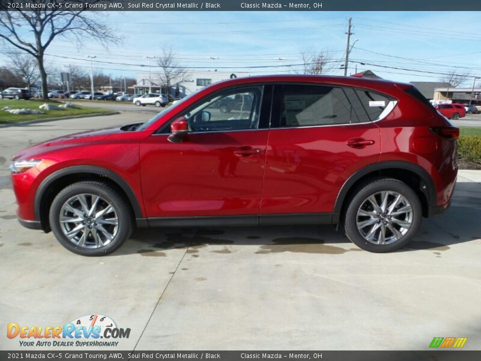 2021 Mazda CX-5 Grand Touring AWD Soul Red Crystal Metallic / Black Photo #1