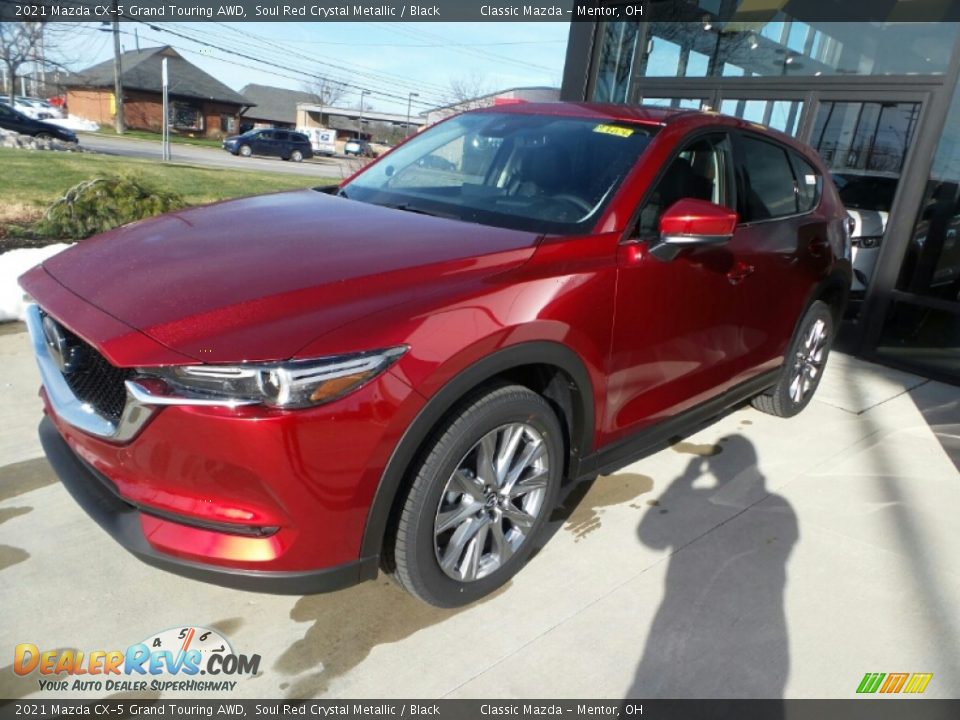 2021 Mazda CX-5 Grand Touring AWD Soul Red Crystal Metallic / Black Photo #4