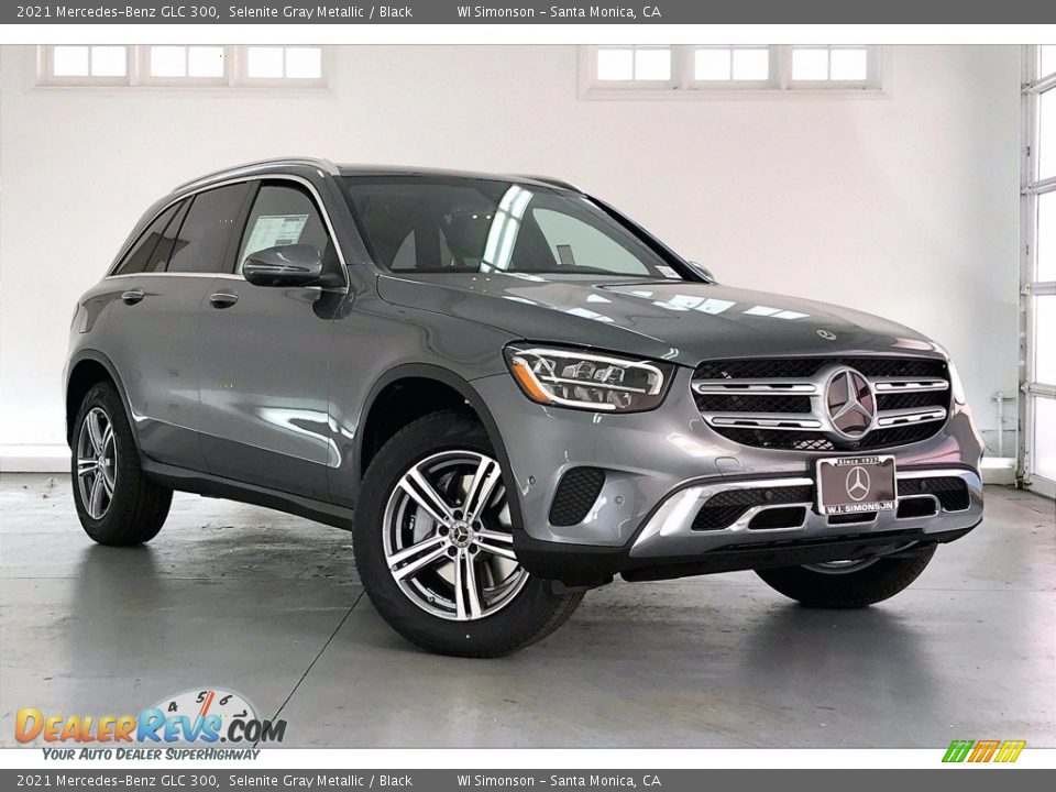 2021 Mercedes-Benz GLC 300 Selenite Gray Metallic / Black Photo #12