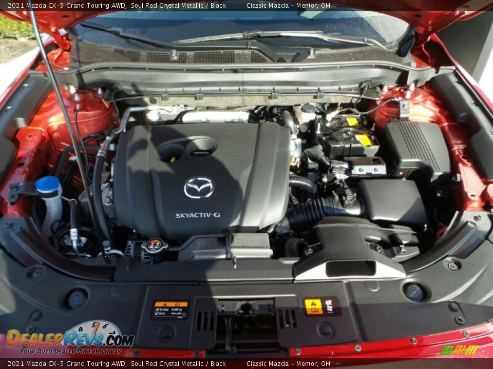 2021 Mazda CX-5 Grand Touring AWD Soul Red Crystal Metallic / Black Photo #5