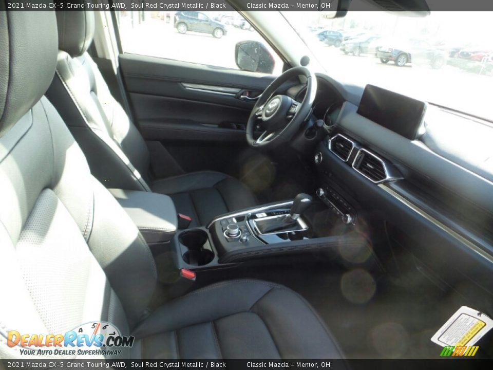 2021 Mazda CX-5 Grand Touring AWD Soul Red Crystal Metallic / Black Photo #8