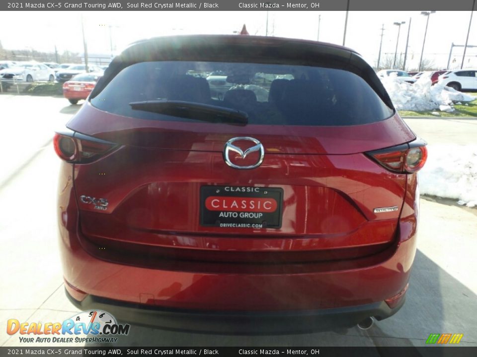 2021 Mazda CX-5 Grand Touring AWD Soul Red Crystal Metallic / Black Photo #10