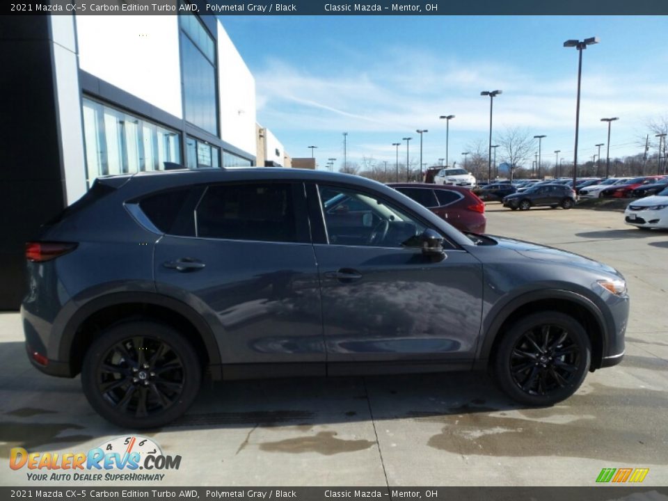 2021 Mazda CX-5 Carbon Edition Turbo AWD Polymetal Gray / Black Photo #1