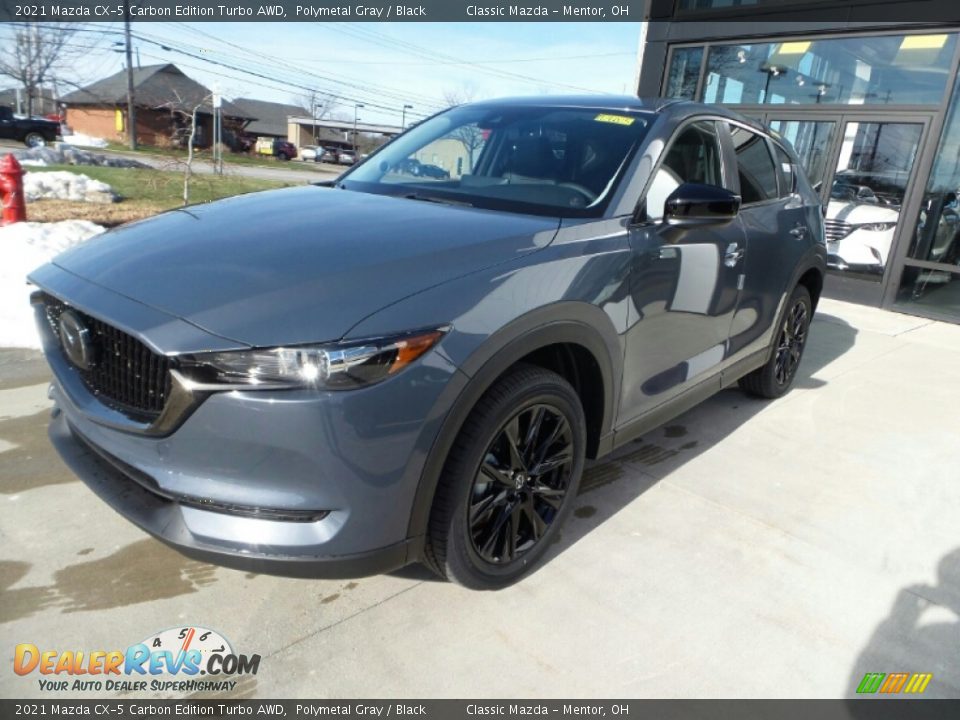 Polymetal Gray 2021 Mazda CX-5 Carbon Edition Turbo AWD Photo #3