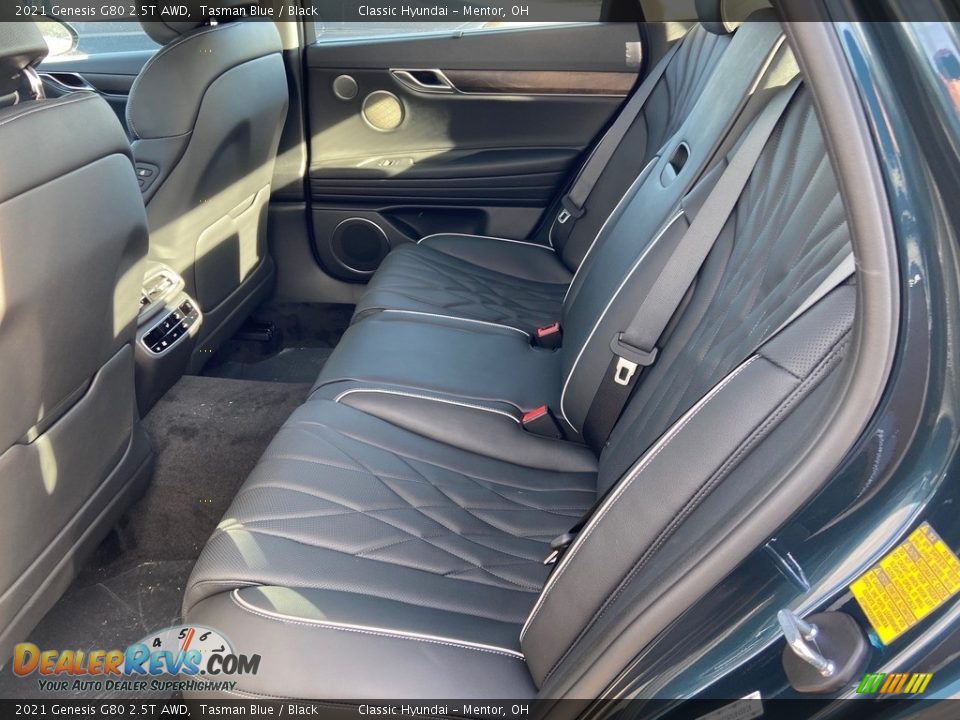 Rear Seat of 2021 Genesis G80 2.5T AWD Photo #3