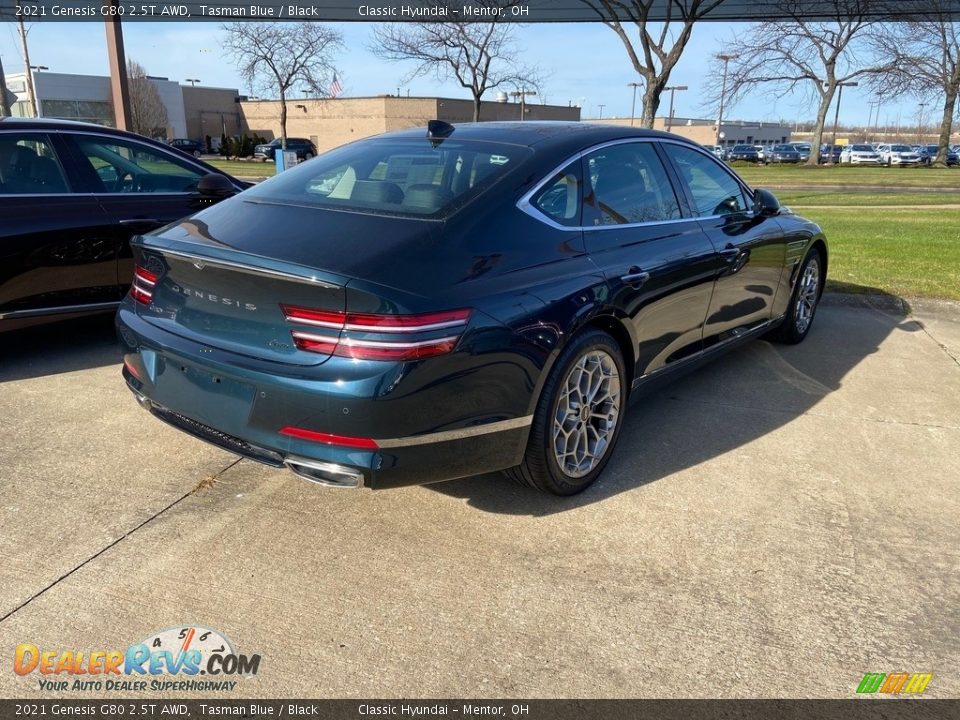 Tasman Blue 2021 Genesis G80 2.5T AWD Photo #6