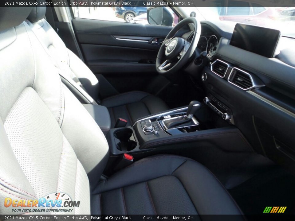2021 Mazda CX-5 Carbon Edition Turbo AWD Polymetal Gray / Black Photo #9