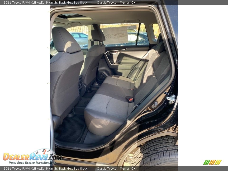 2021 Toyota RAV4 XLE AWD Midnight Black Metallic / Black Photo #3