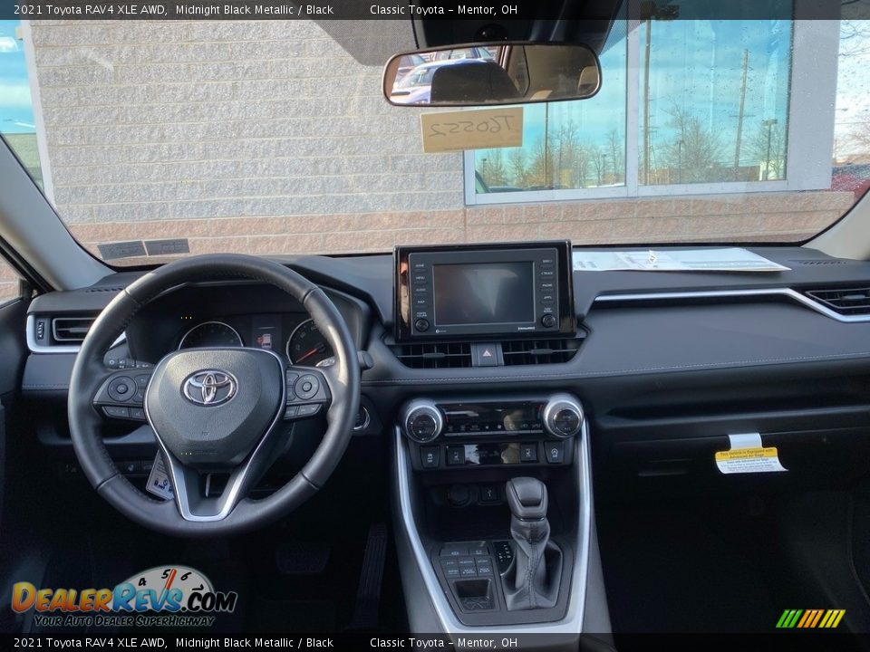 2021 Toyota RAV4 XLE AWD Midnight Black Metallic / Black Photo #4
