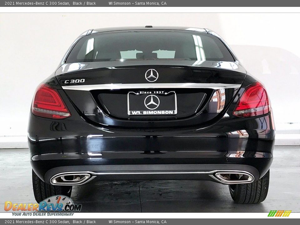 2021 Mercedes-Benz C 300 Sedan Black / Black Photo #3