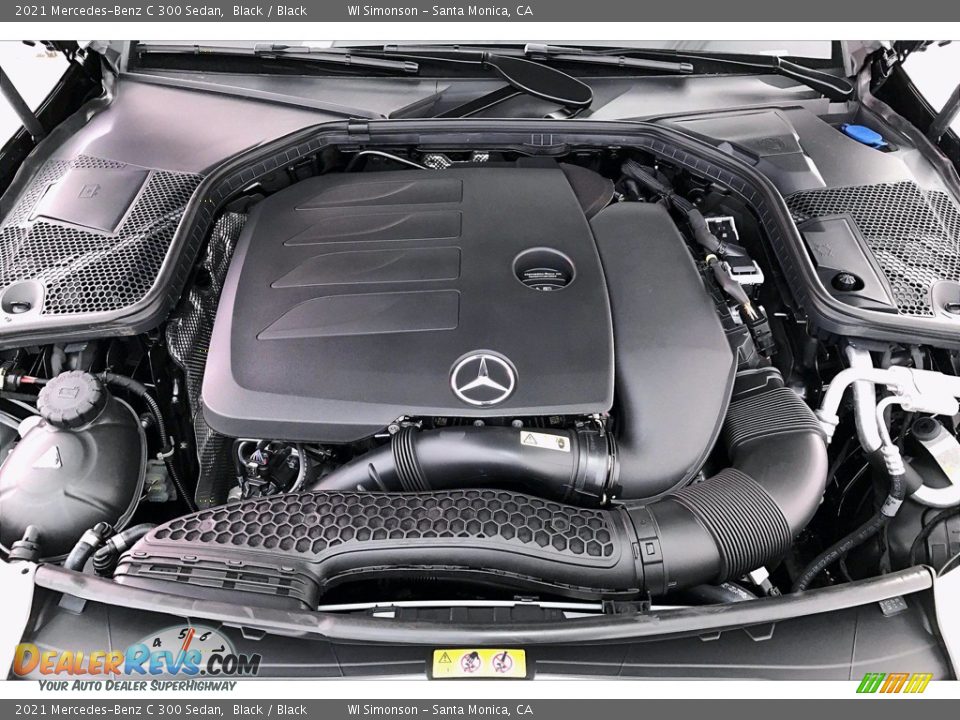 2021 Mercedes-Benz C 300 Sedan Black / Black Photo #8