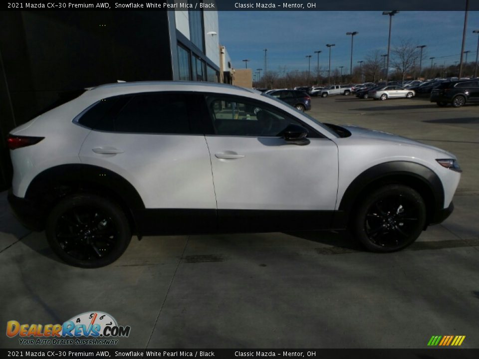 2021 Mazda CX-30 Premium AWD Snowflake White Pearl Mica / Black Photo #2
