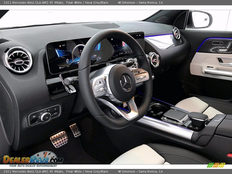 Dashboard of 2021 Mercedes-Benz GLA AMG 45 4Matic Photo #4