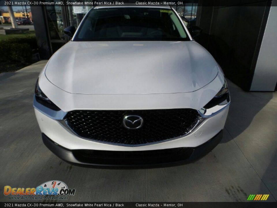 2021 Mazda CX-30 Premium AWD Snowflake White Pearl Mica / Black Photo #3