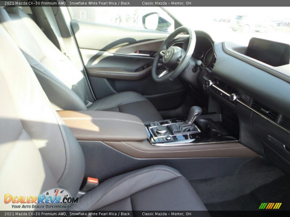 2021 Mazda CX-30 Premium AWD Snowflake White Pearl Mica / Black Photo #6
