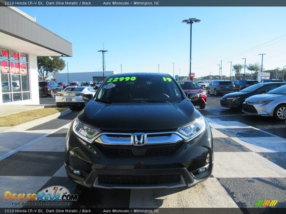 2019 Honda CR-V EX Dark Olive Metallic / Black Photo #2