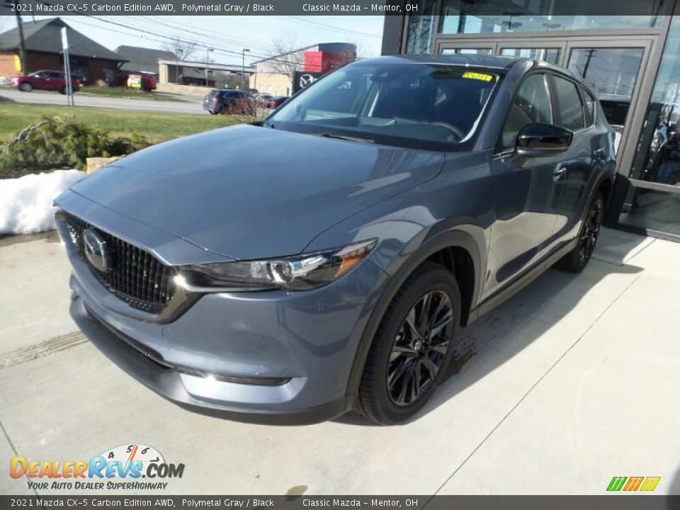 2021 Mazda CX-5 Carbon Edition AWD Polymetal Gray / Black Photo #1