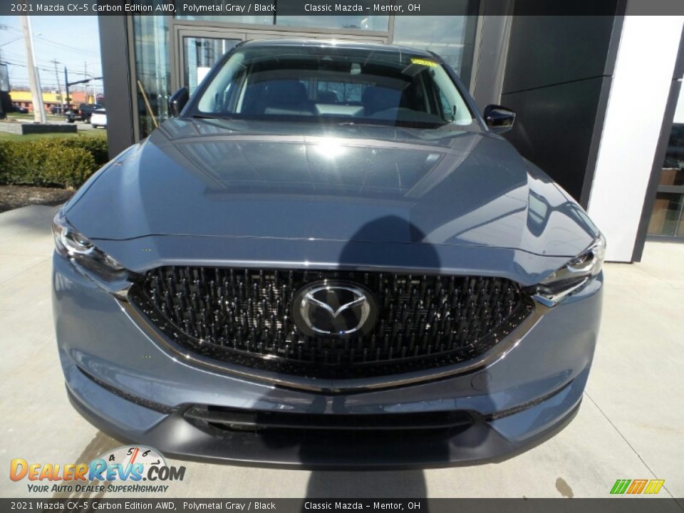 2021 Mazda CX-5 Carbon Edition AWD Polymetal Gray / Black Photo #2