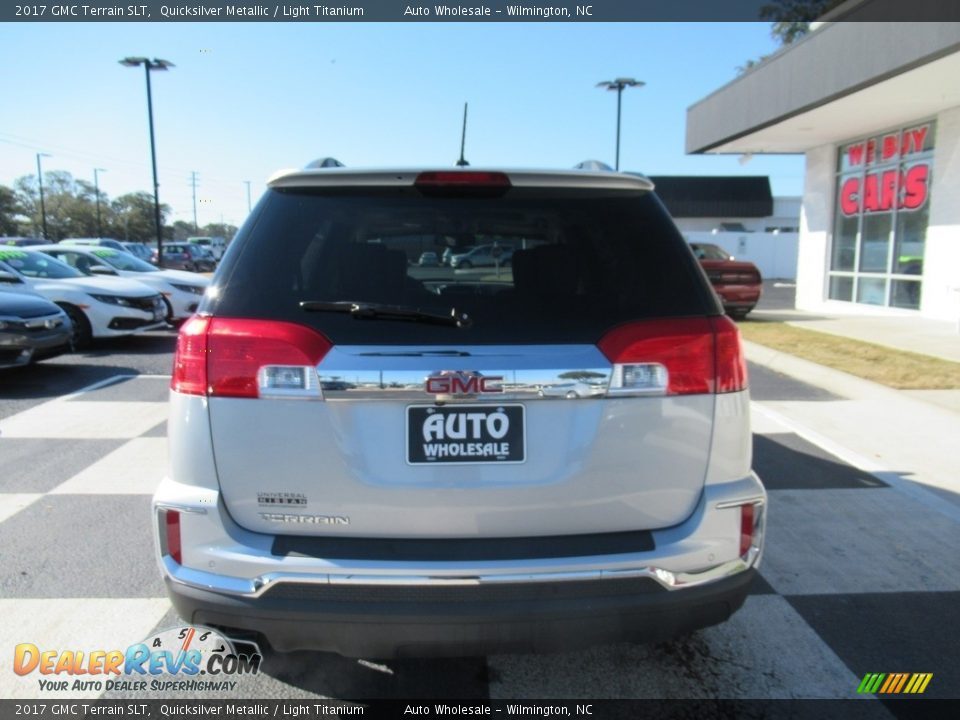 2017 GMC Terrain SLT Quicksilver Metallic / Light Titanium Photo #4