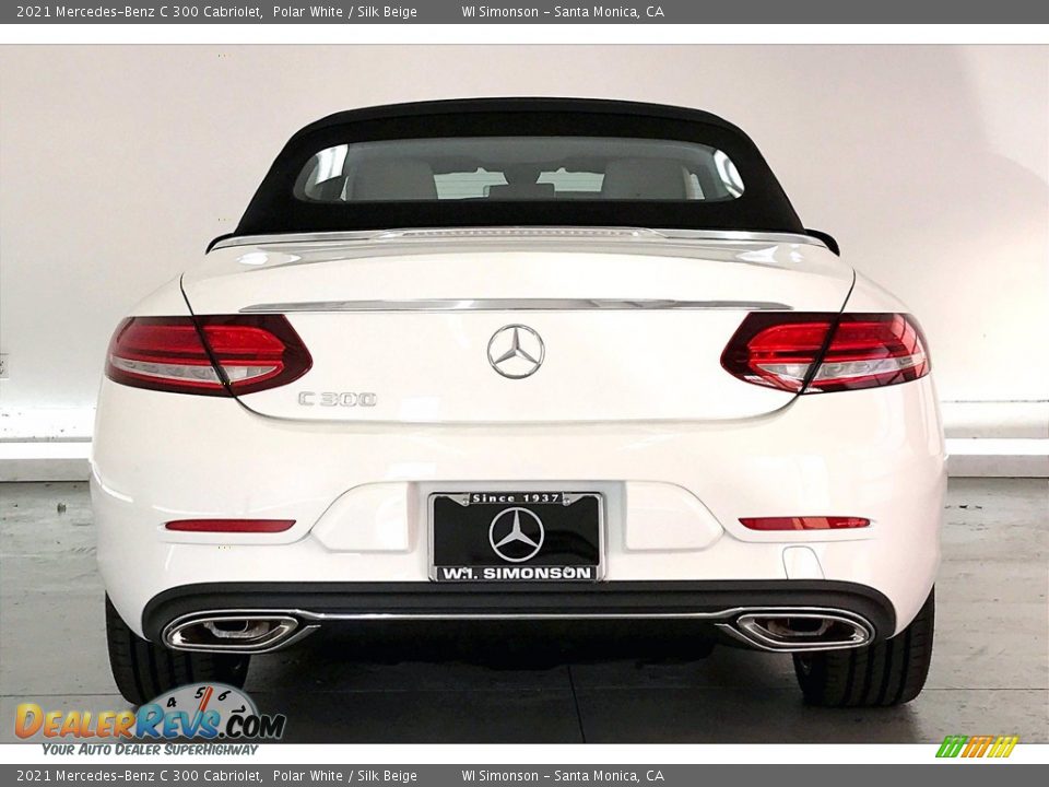 2021 Mercedes-Benz C 300 Cabriolet Polar White / Silk Beige Photo #3