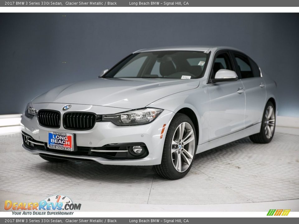 2017 BMW 3 Series 330i Sedan Glacier Silver Metallic / Black Photo #29